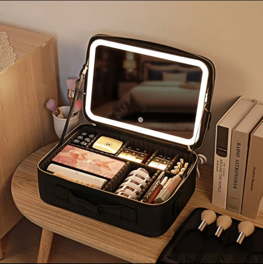 LuxuryCosmetic Case With Mirror